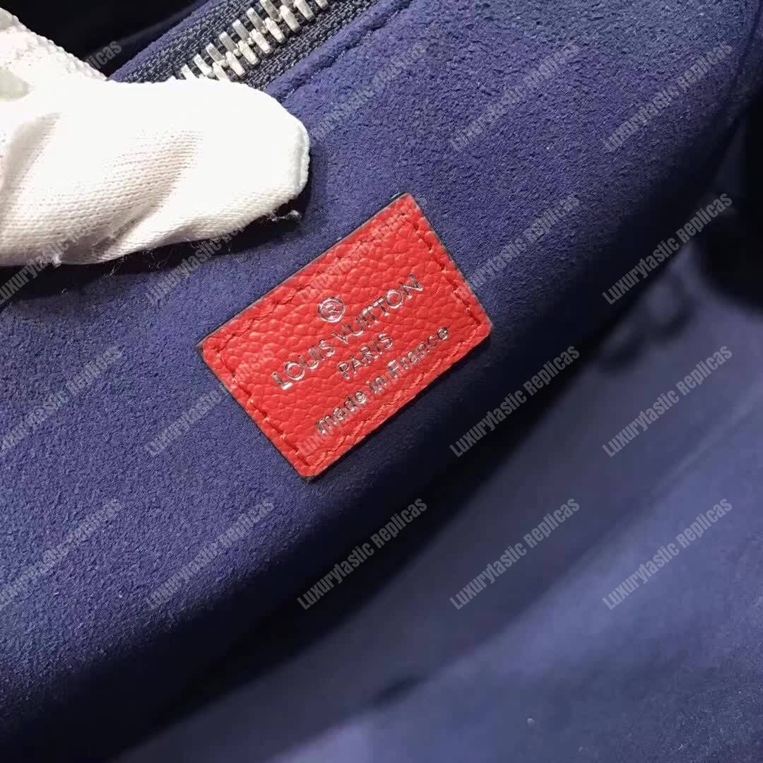 LV Twist Tote Epi Leather Coquelicot