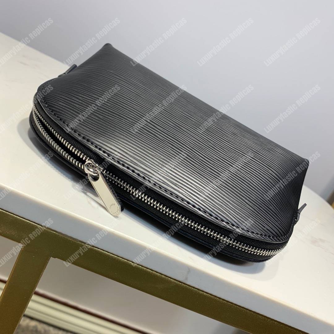 LV Cosmetic Pouch PM Epi Leather Noir