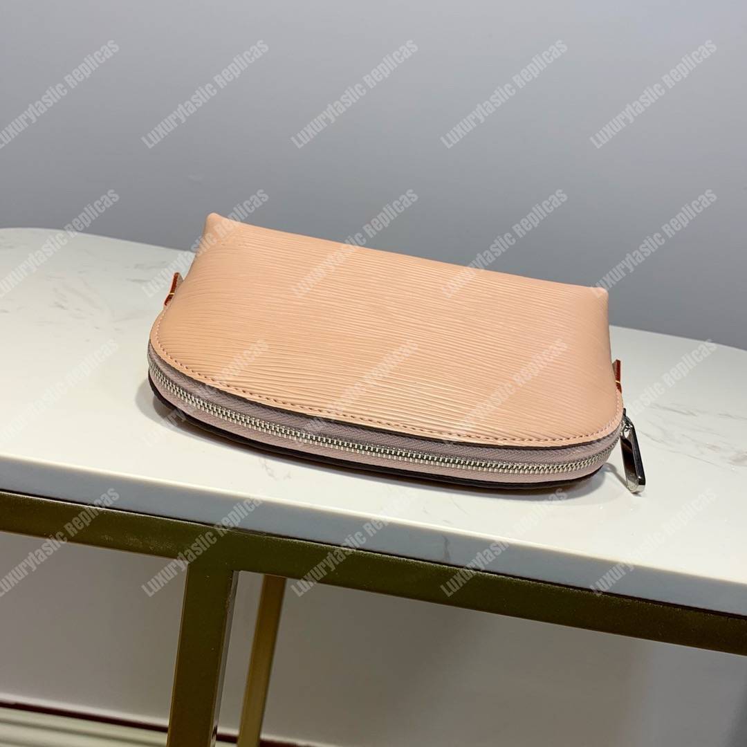 LV Cosmetic Pouch PM Epi Leather Vanilla