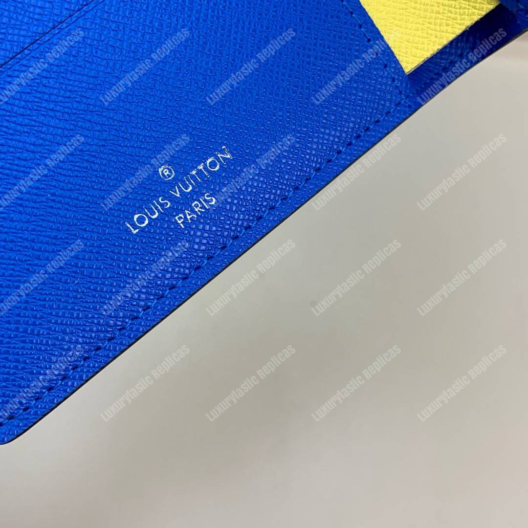 LV Multiple Wallet Epi Leather Damier Graphite