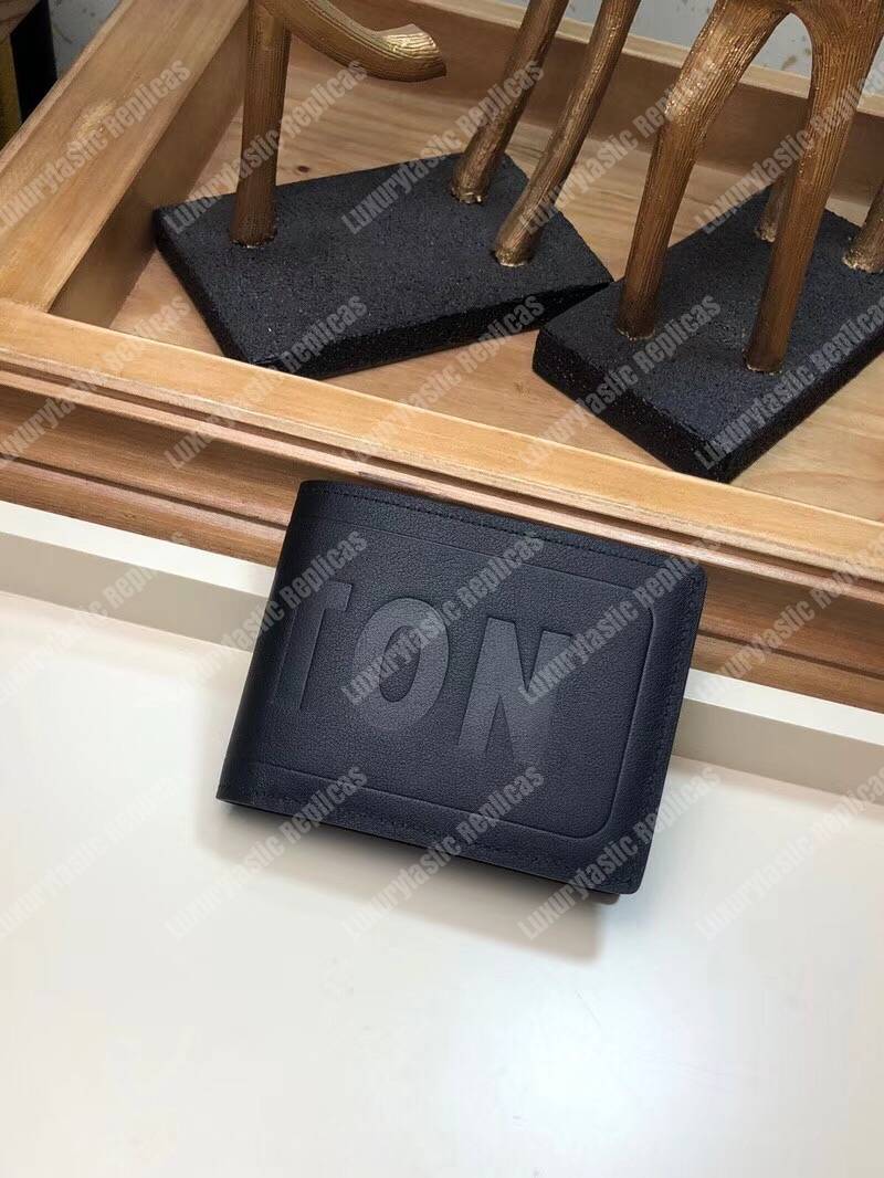 LV Fall-Winter 2018 Multiple Wallet Dark Infinity Leather