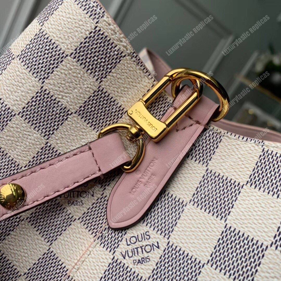LV NéoNoé Damier Azur Canvas Eau de Rose Limited Edition