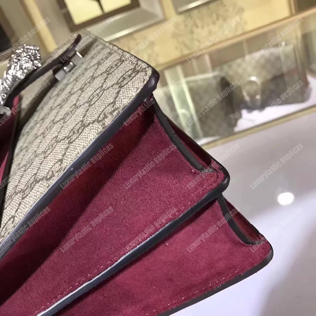 G*u*i dionysus gg sup*e shoulder bag beige pink