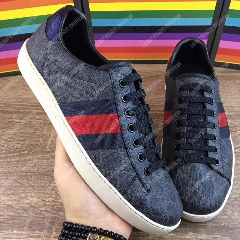 G*u*i ace gg sup*e sneaker black