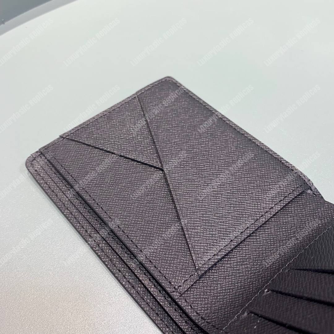 LV Flower Slender Wallet Monogram Eclipse Canvas