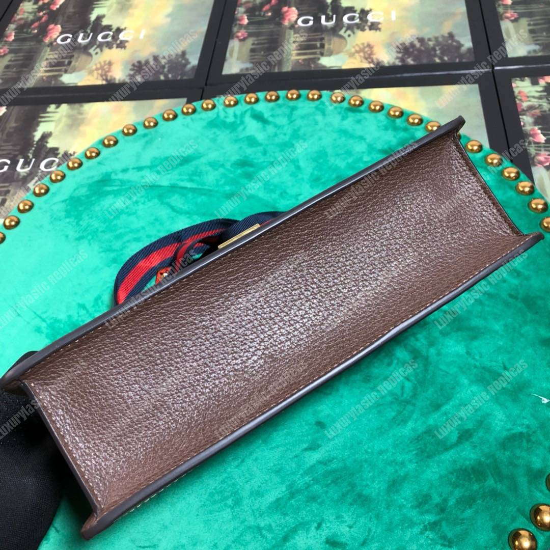 G*u*i gg sup*e canvas sylvie small shoulder bag brown