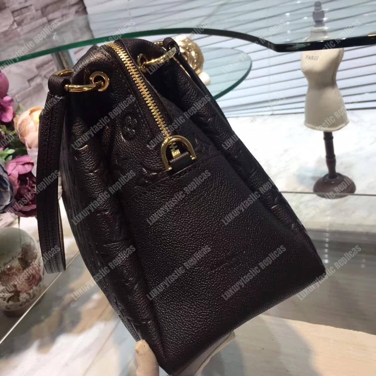 LV Ponthieu PM Monogram Empreinte Leather Noir