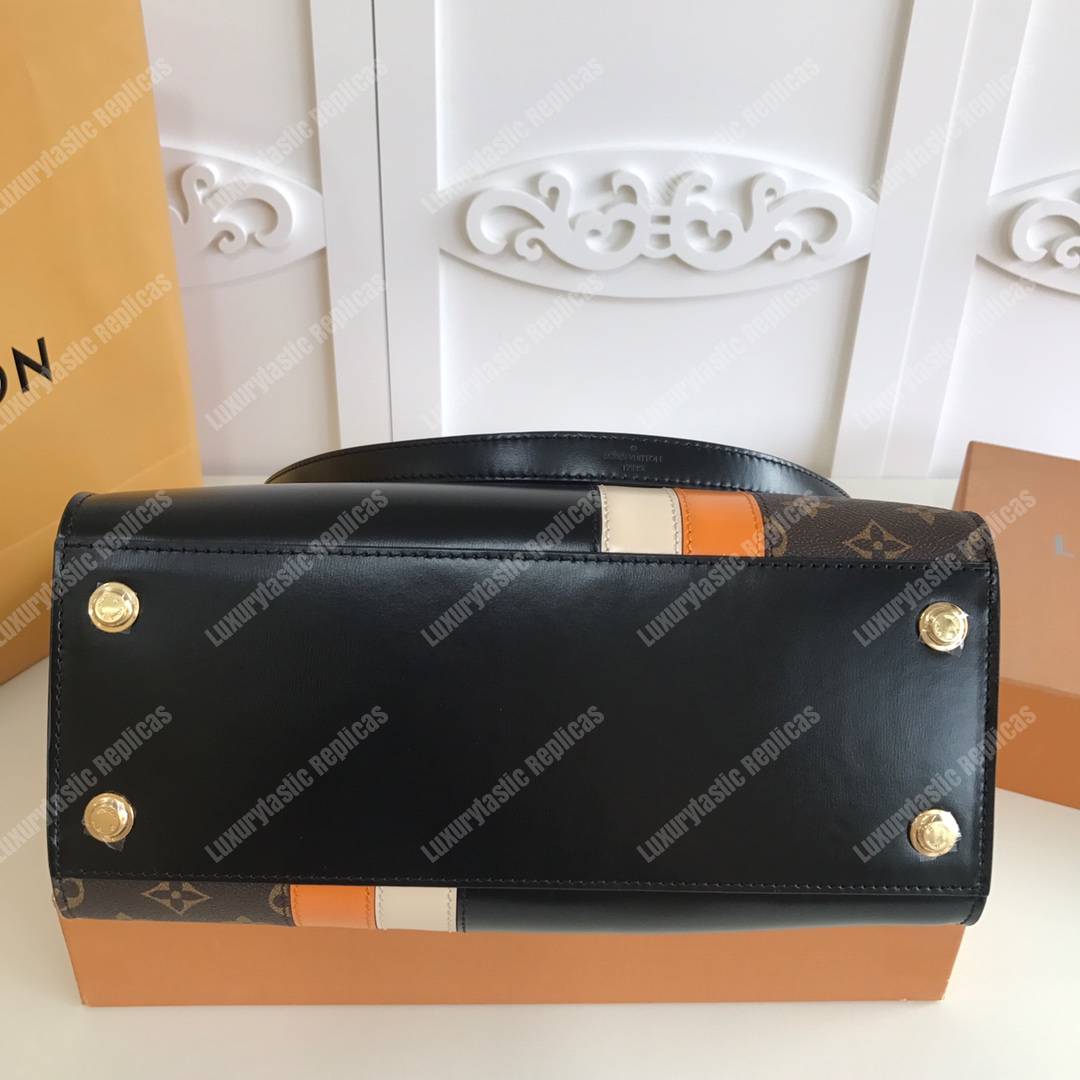 LV City Steamer MM Black / Safran Yellow / Creme Beige