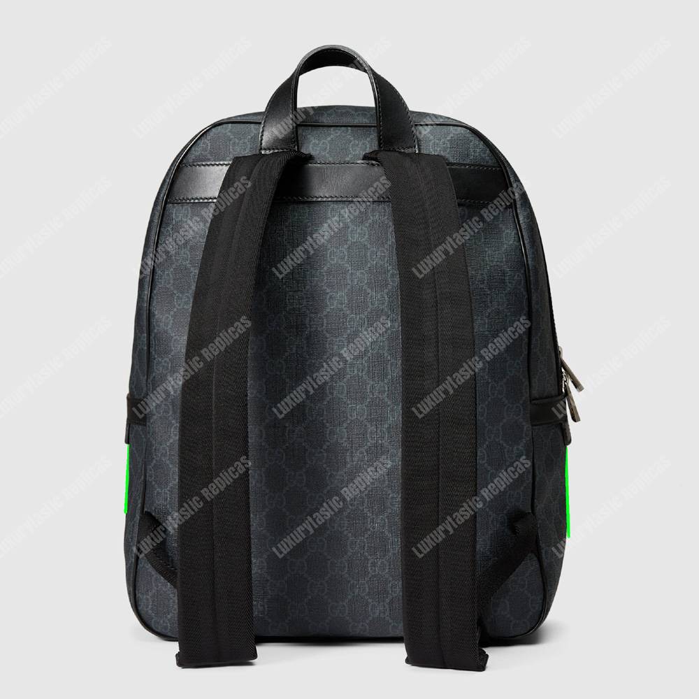 G*u*i gg sup*e backpack black canvas