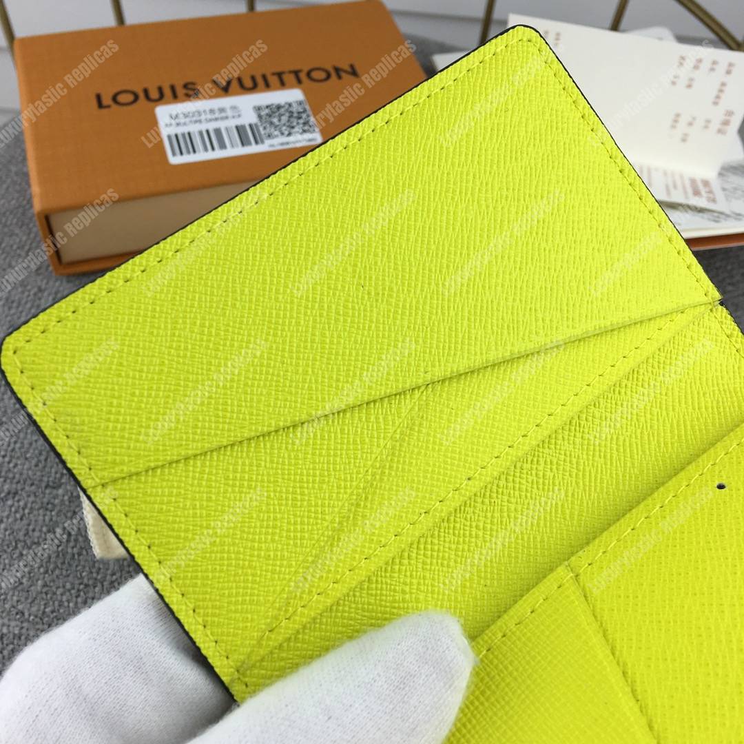 LV Pocket Organiser Taiga Monogram Jaune