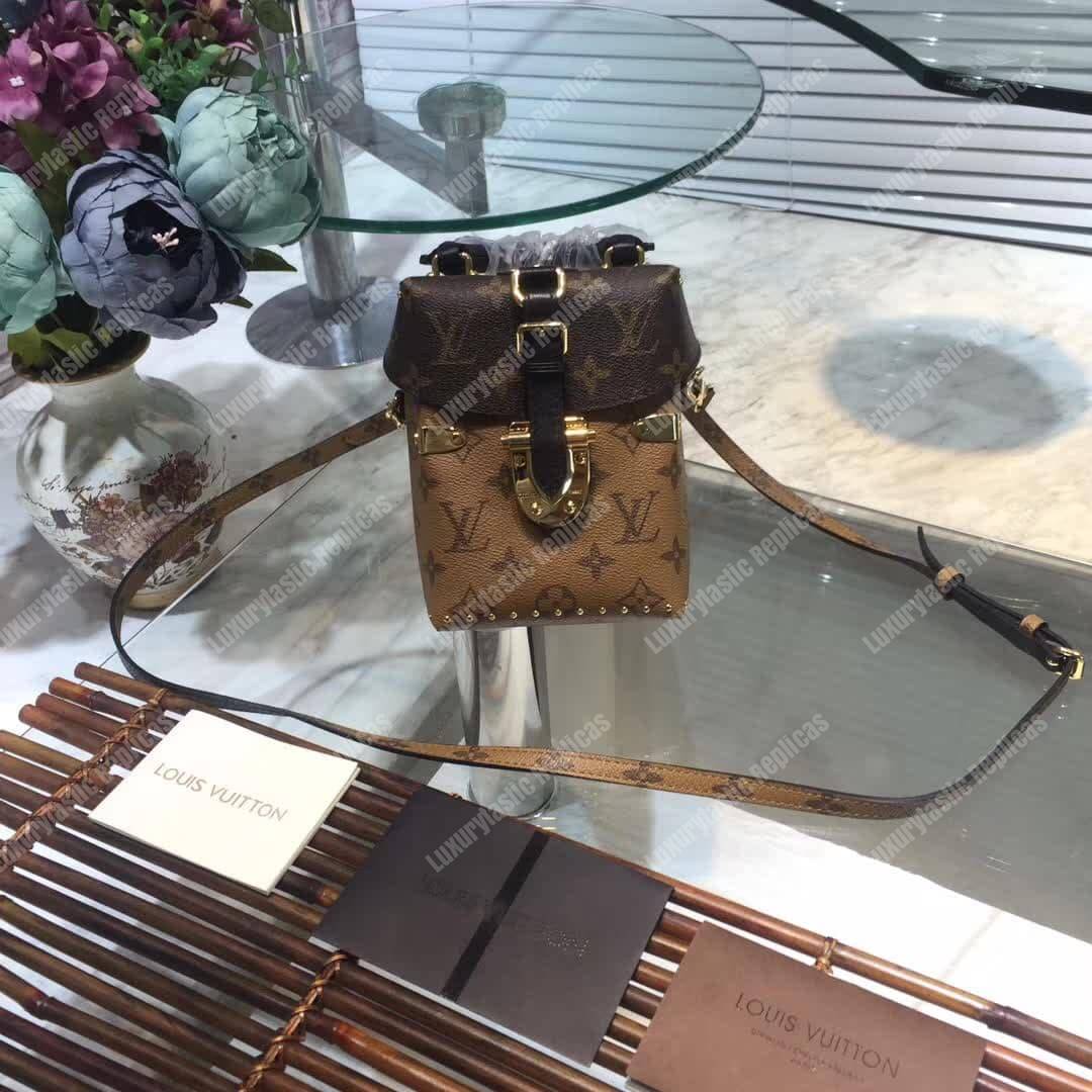 LV Camera Box Crossbody Bag Reverse Monogram Canvas