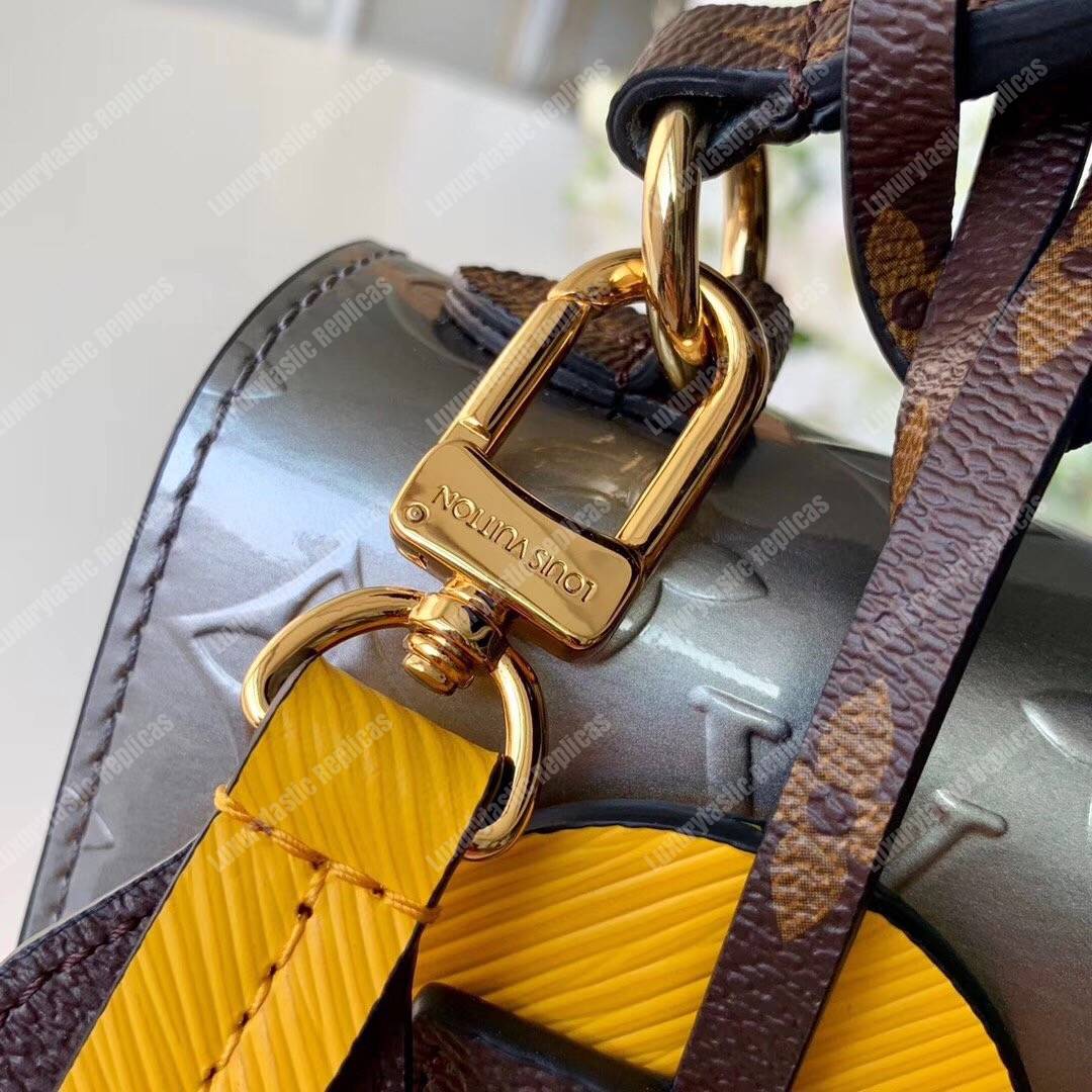 LV Spring Street Monogram Vernis Bitume Métallisé