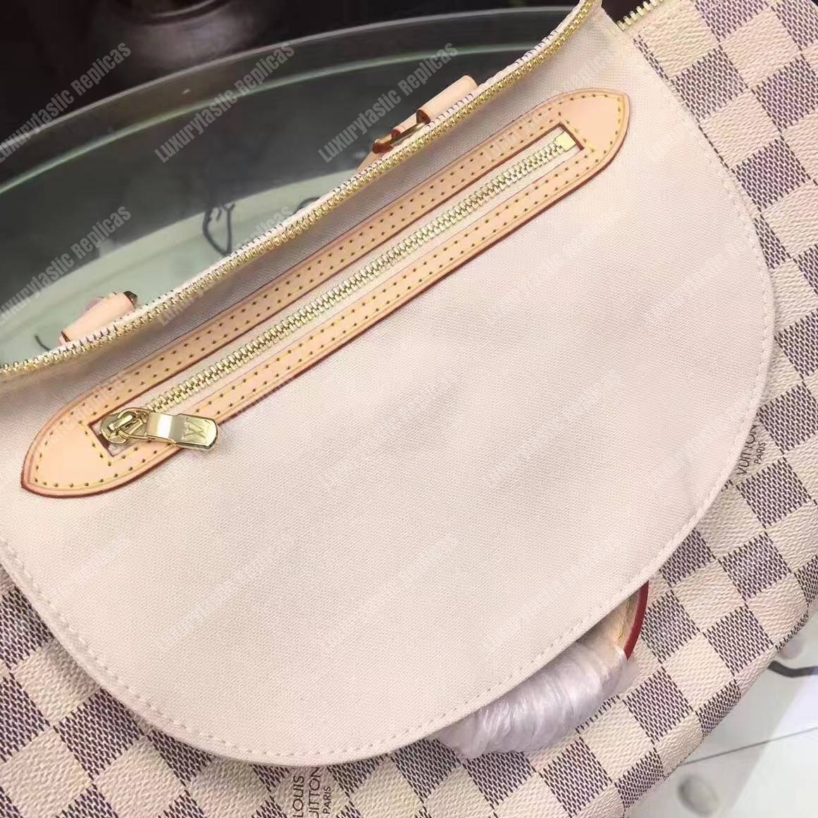 LV Speedy Bandouliere 30 Damier Azur Canvas