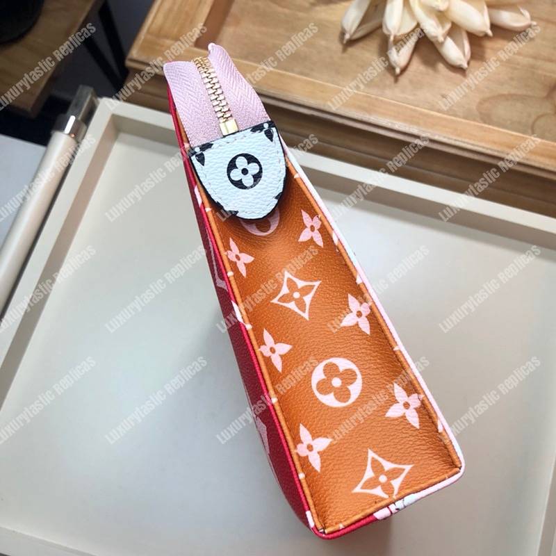 LV Toilet Pouch XL Monogram Rouge
