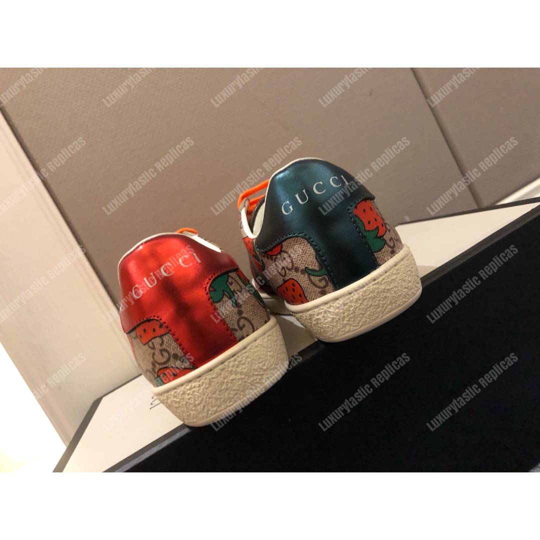 G*u*i ace gg G*u*i strawberry sneaker