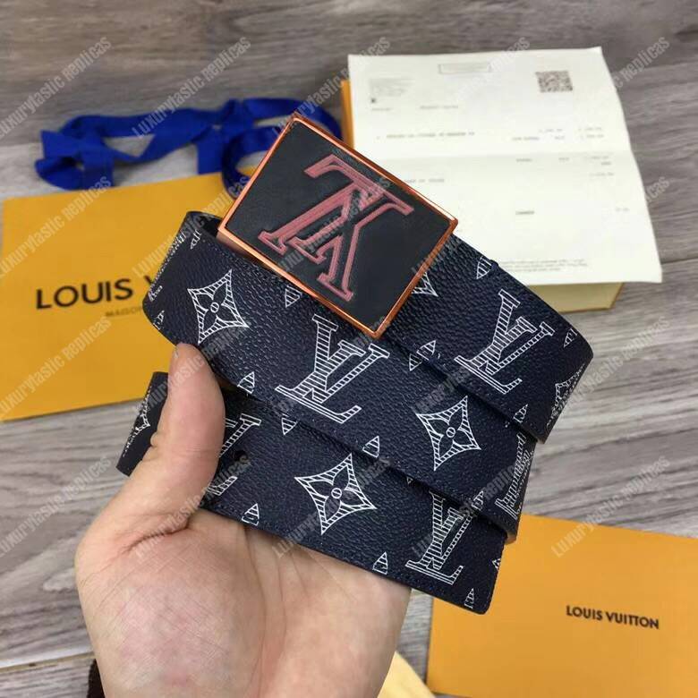 LV 35MM Metropole Monogram Upside Down Ink Belt