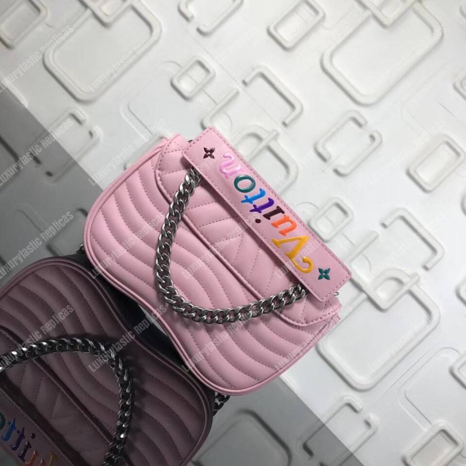 LV New Wave Chain Bag PM Smoothie Pink