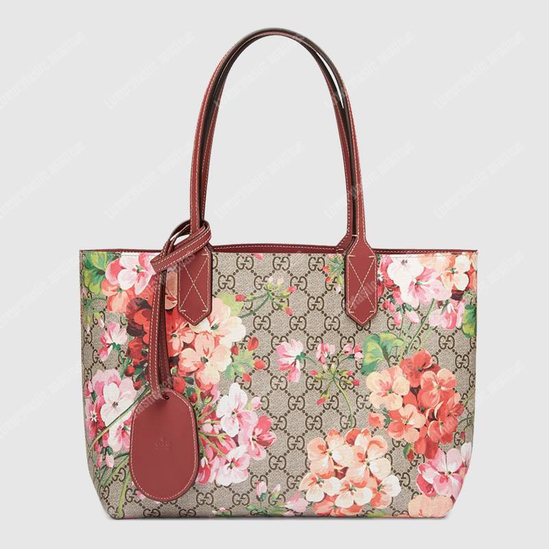 G*u*i gg blooms reversible tote