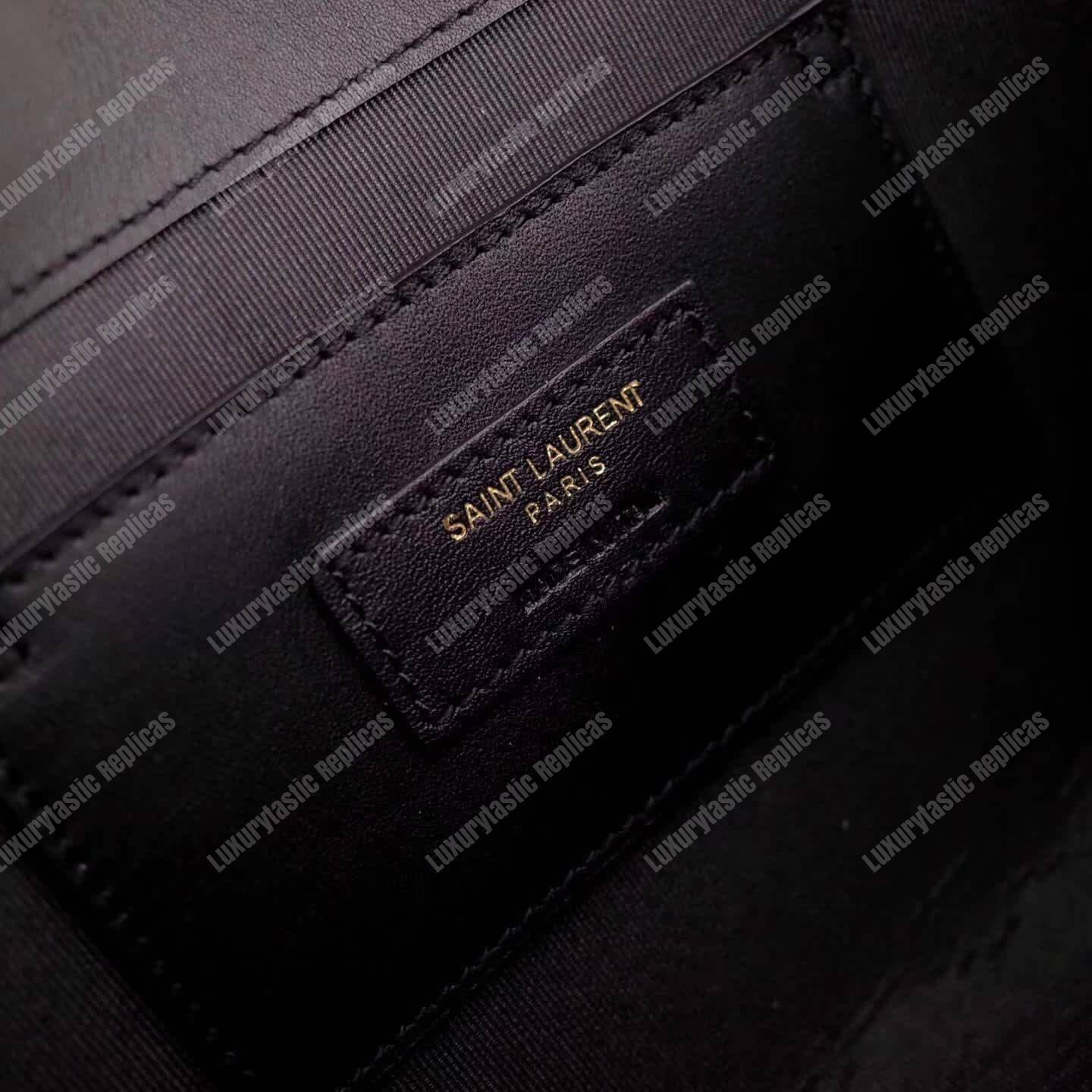 Saint Laurent Kate Medium Tassel Black Velvet