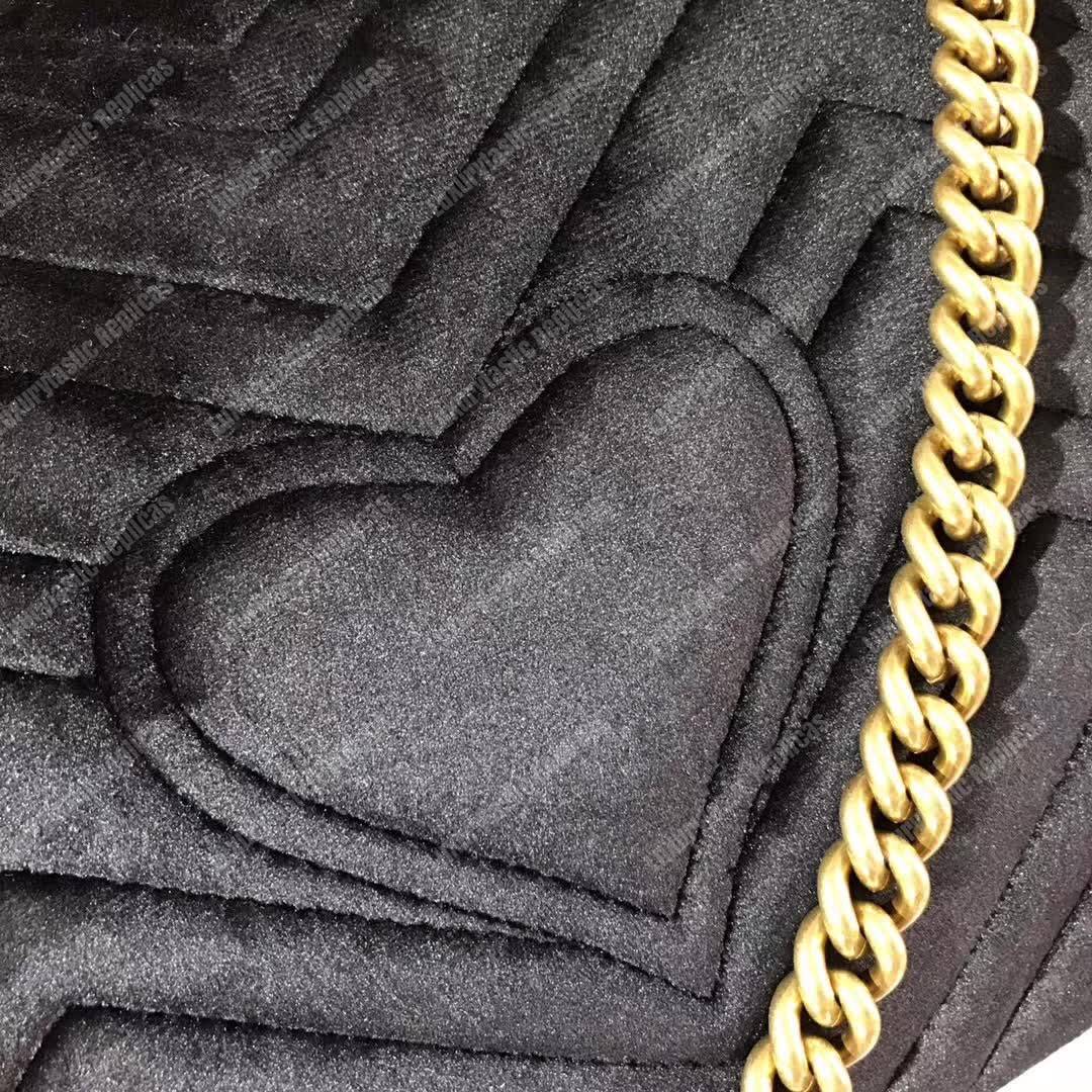 G*u*i gg marmont medium velvet bag dragon