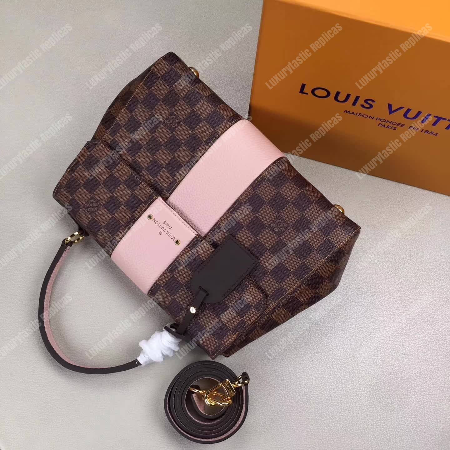 LV Bond Street BB Damier Ebene Magnolia