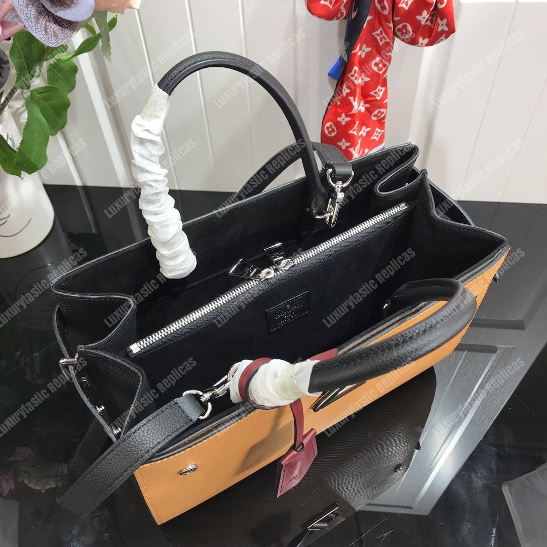 LV Twist Tote Epi Leather Camel
