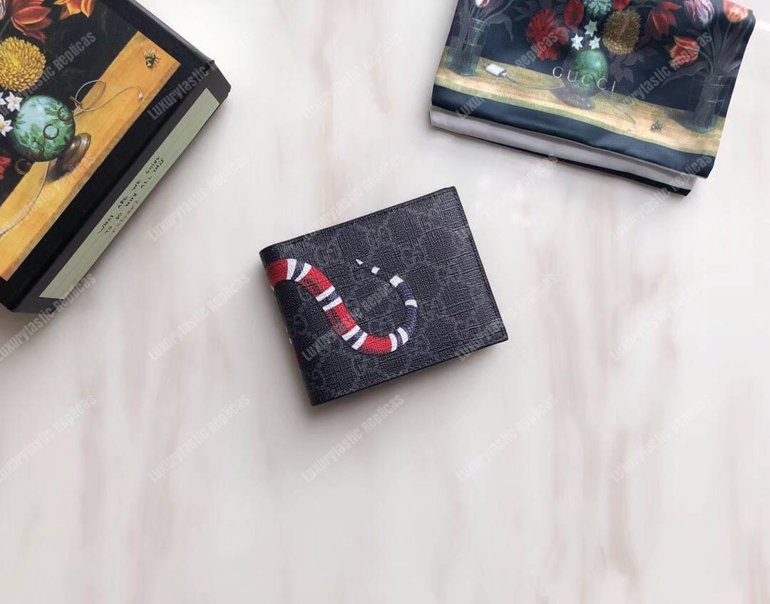 G*u*i kingsnake gg sup*e wallet black