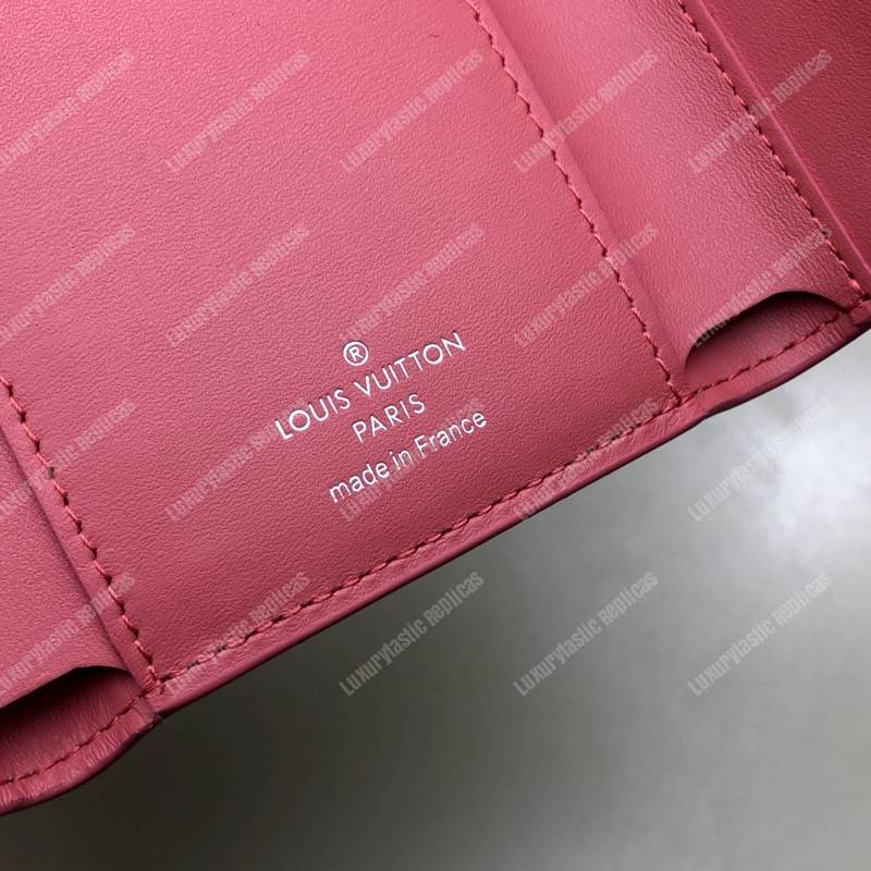 LV Capucines Compact Wallet Taurillon Noir Leather Monogram Flowers