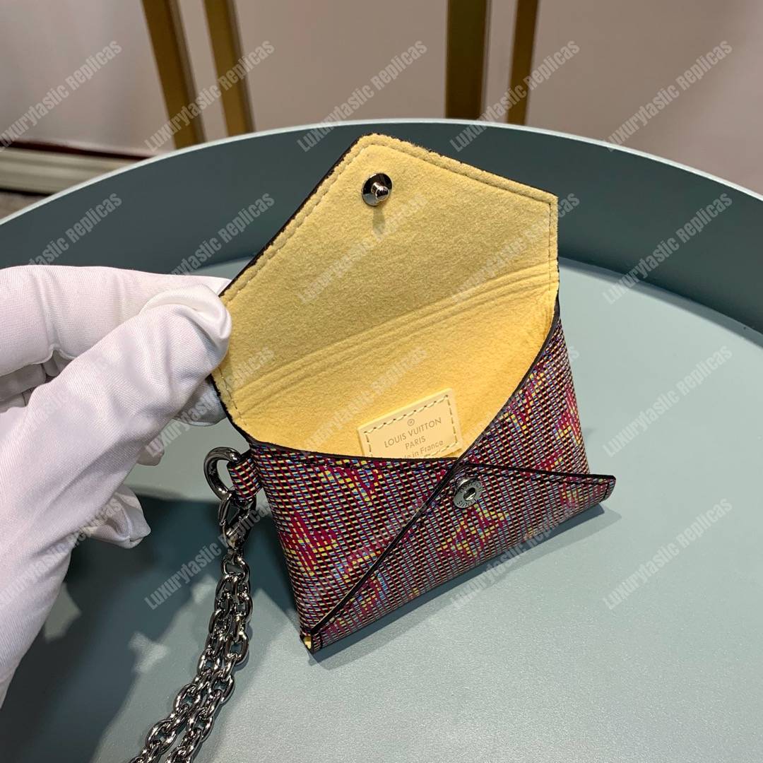 LV Kirigami Necklace Wallet Monogram LV Pop Motif Rouge