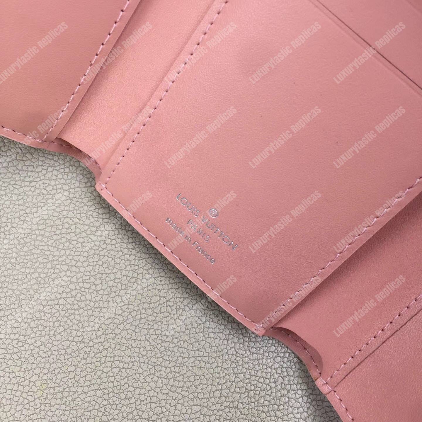 LV Compact Wallet Taurillion Leather Magnolia