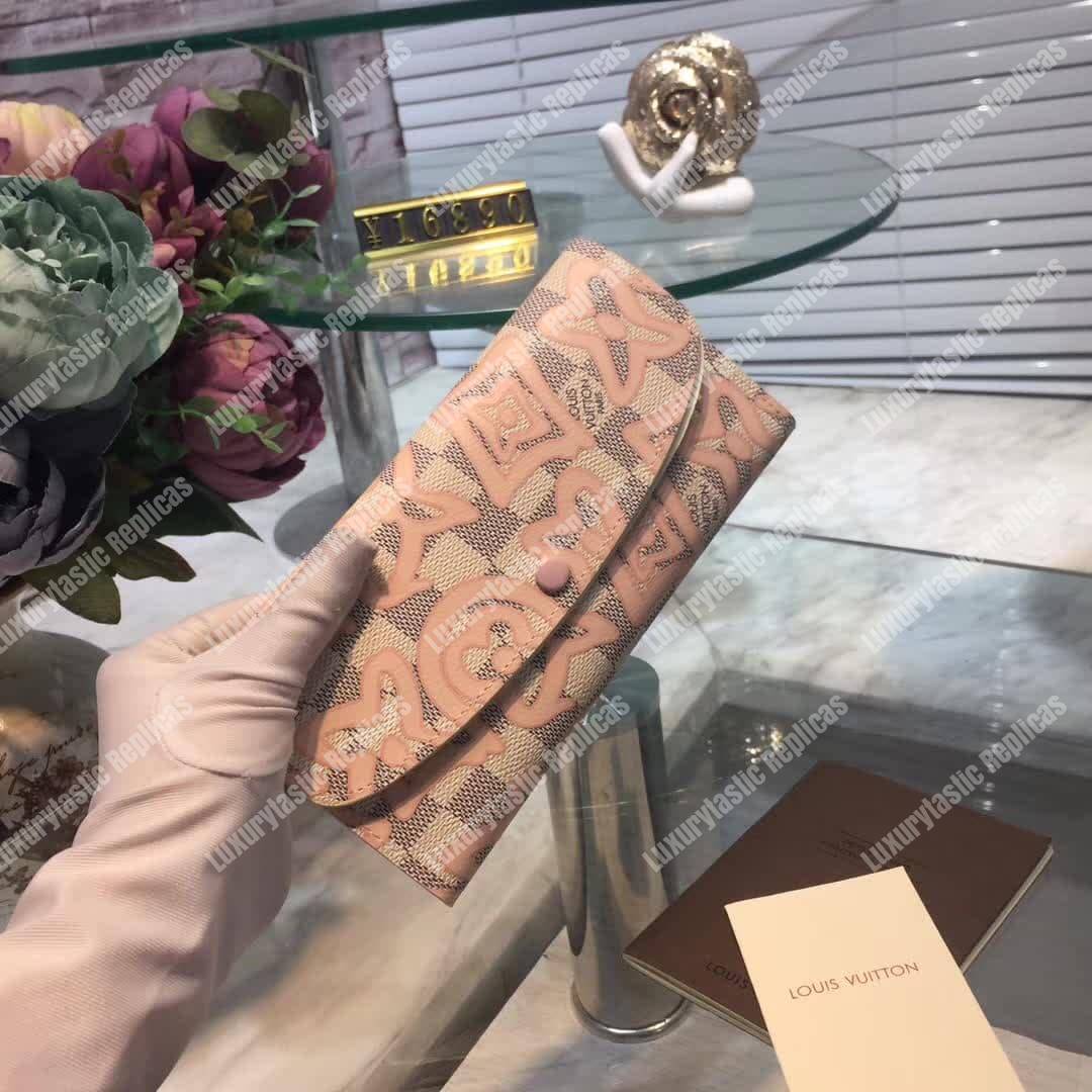 LV Emilie Wallet Damier Azur Canvas