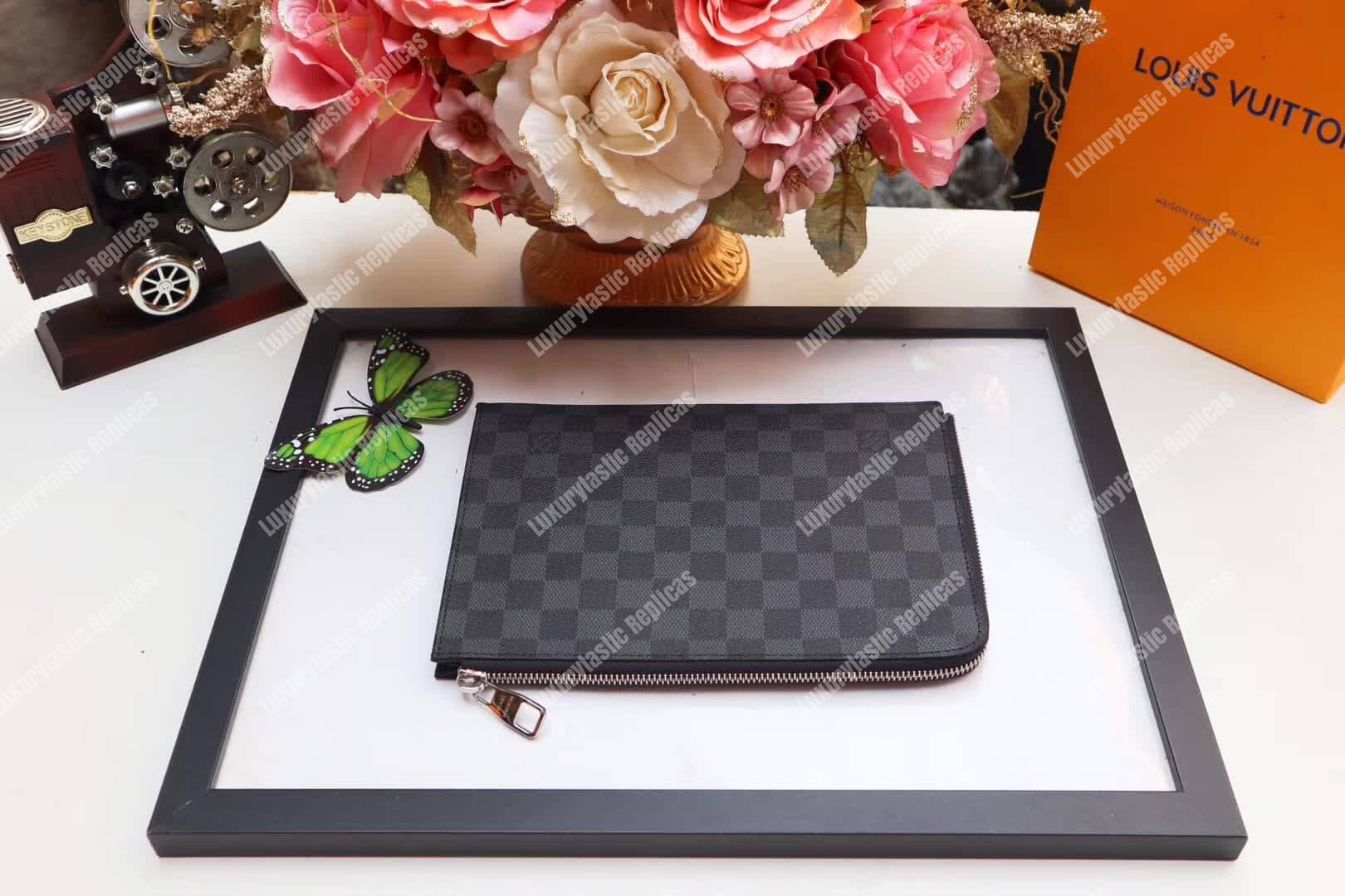 LV Pochette Jour PM Damier Graphite Canvas