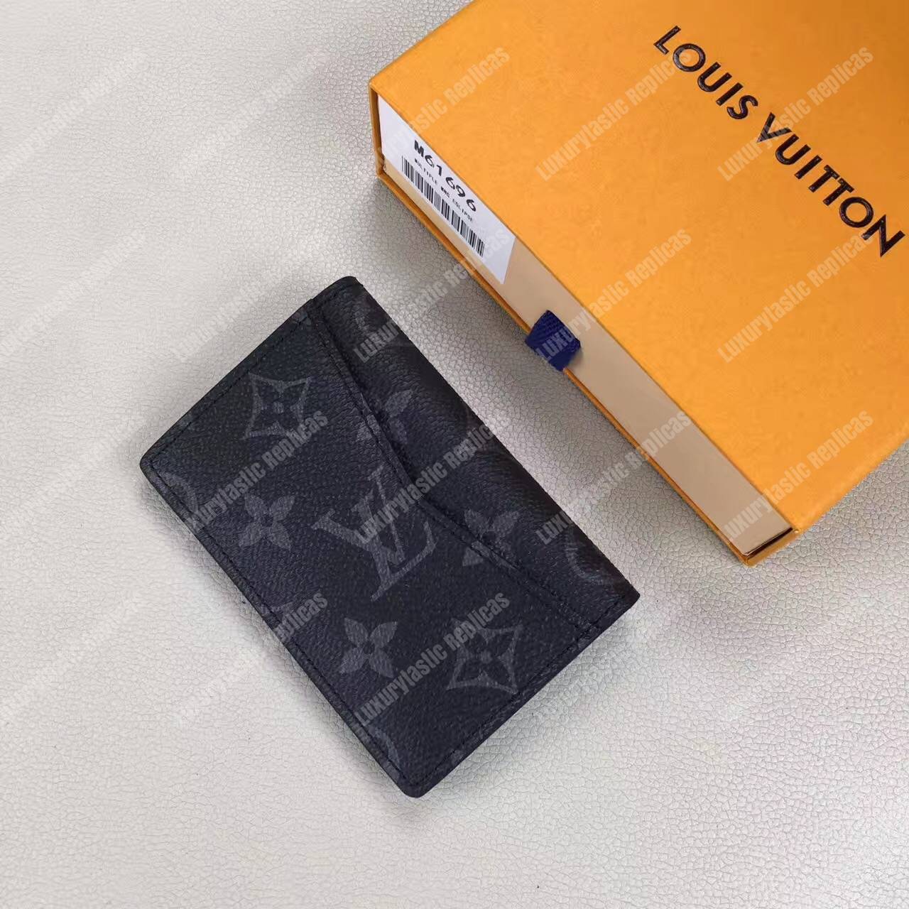 LV Pocket Organizer Monogram Eclipse Canvas