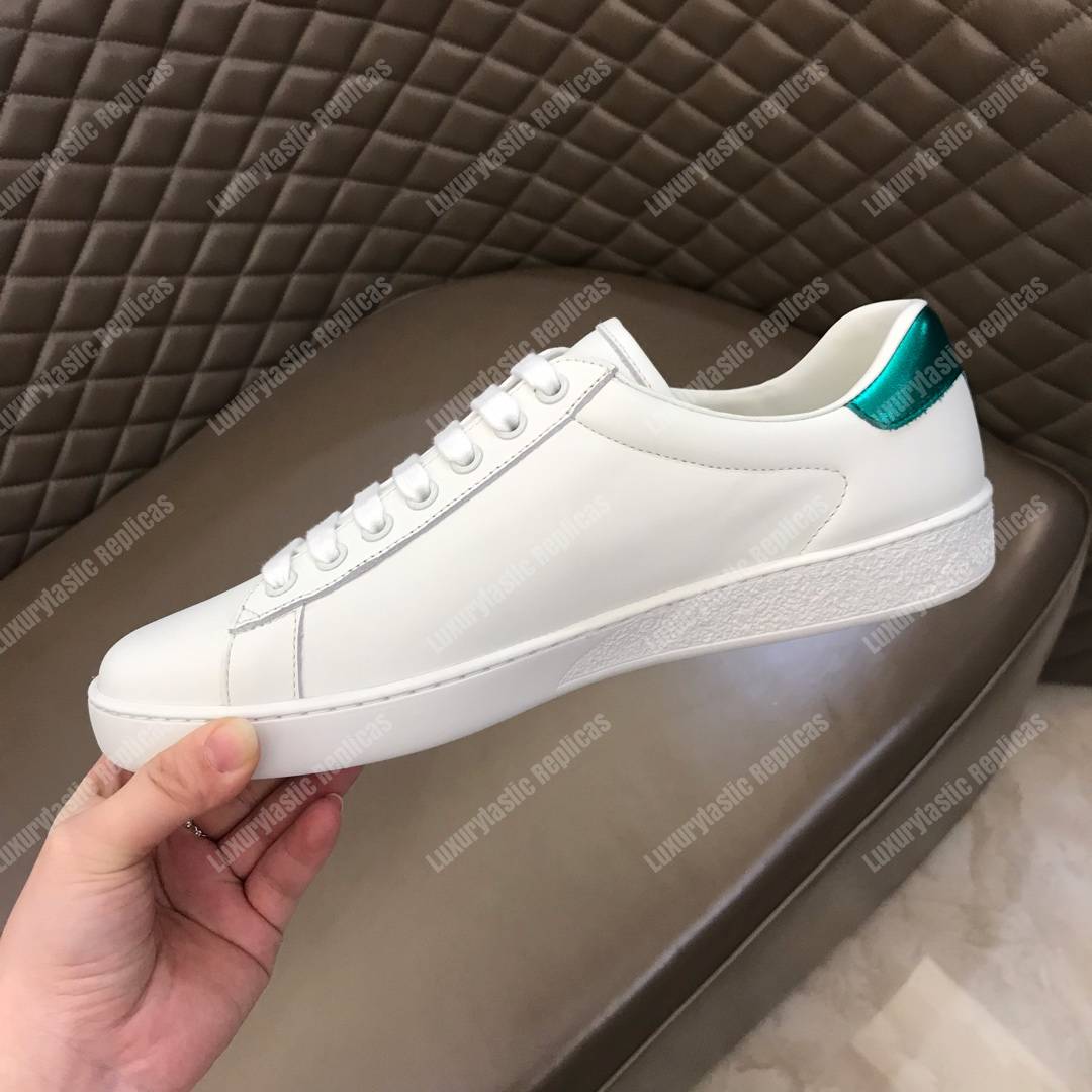 G*u*i ace sneaker with interlocking g white