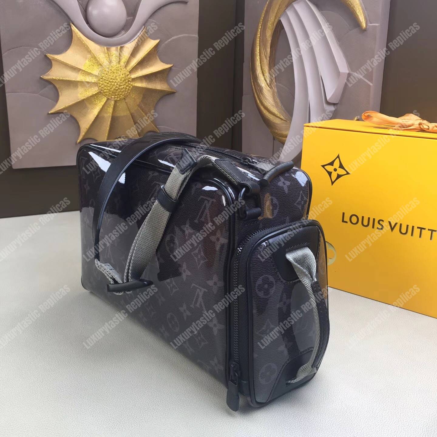 LV Monogram Eclipse Glaze Camera Bag