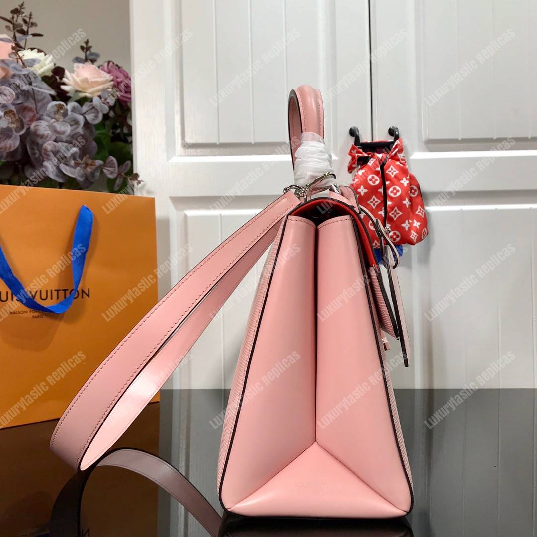 LV Grenelle MM Epi Leather Rose Ballerine