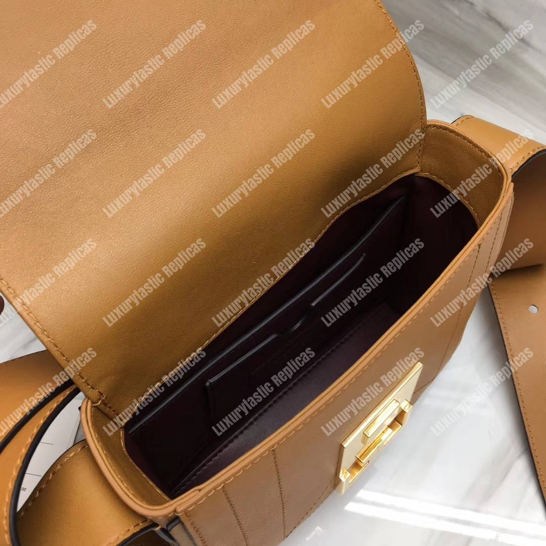 Givenchy Medium Eden Bag In Smooth Leather Brown