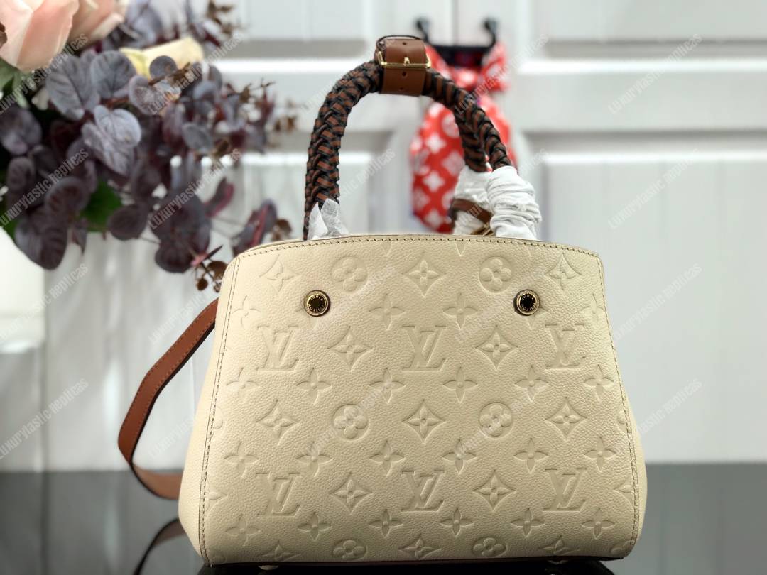 LV Montaigne BB Handbag Monogram Empreinte Leather Fall 2019