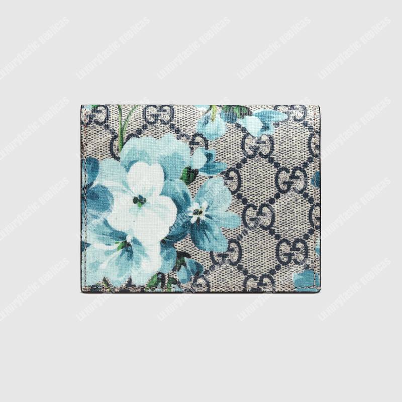 G*u*i gg blooms card case blue