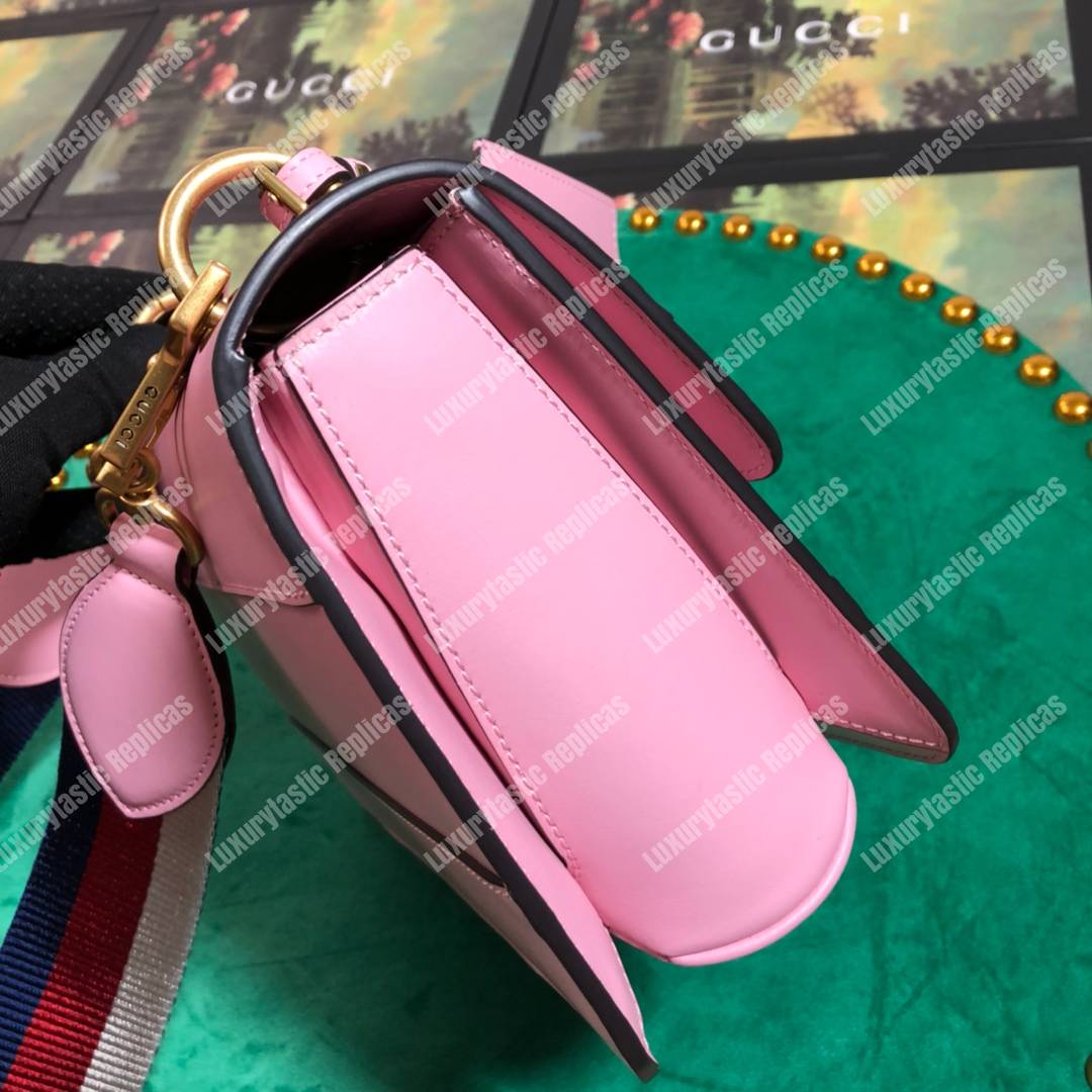 G*u*i queen margaret leather bag pink