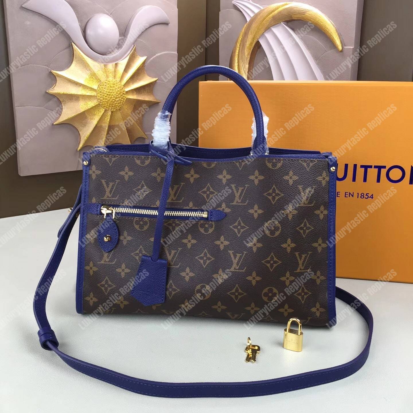 LV Popincourt PM Monogram Marine