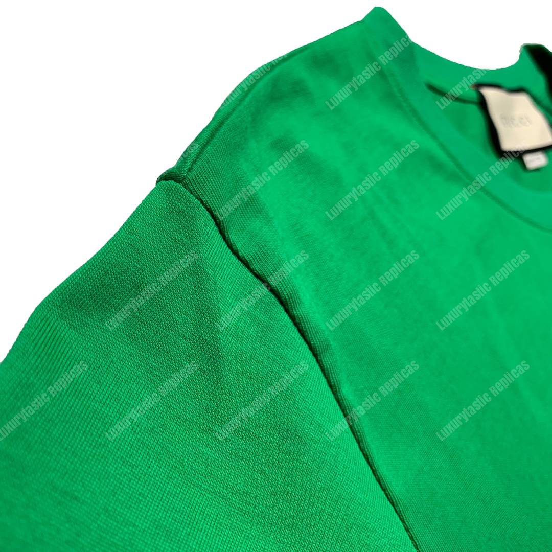 G*u*i cotton t-shirt green