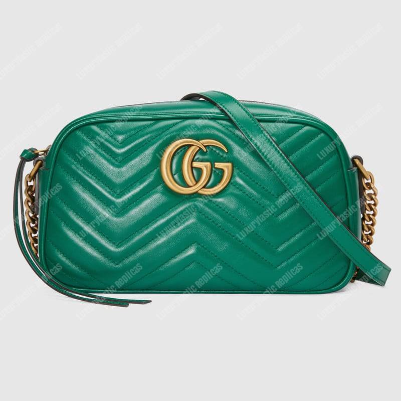 G*u*i gg marmont small matelassé shoulder bag aquamarine