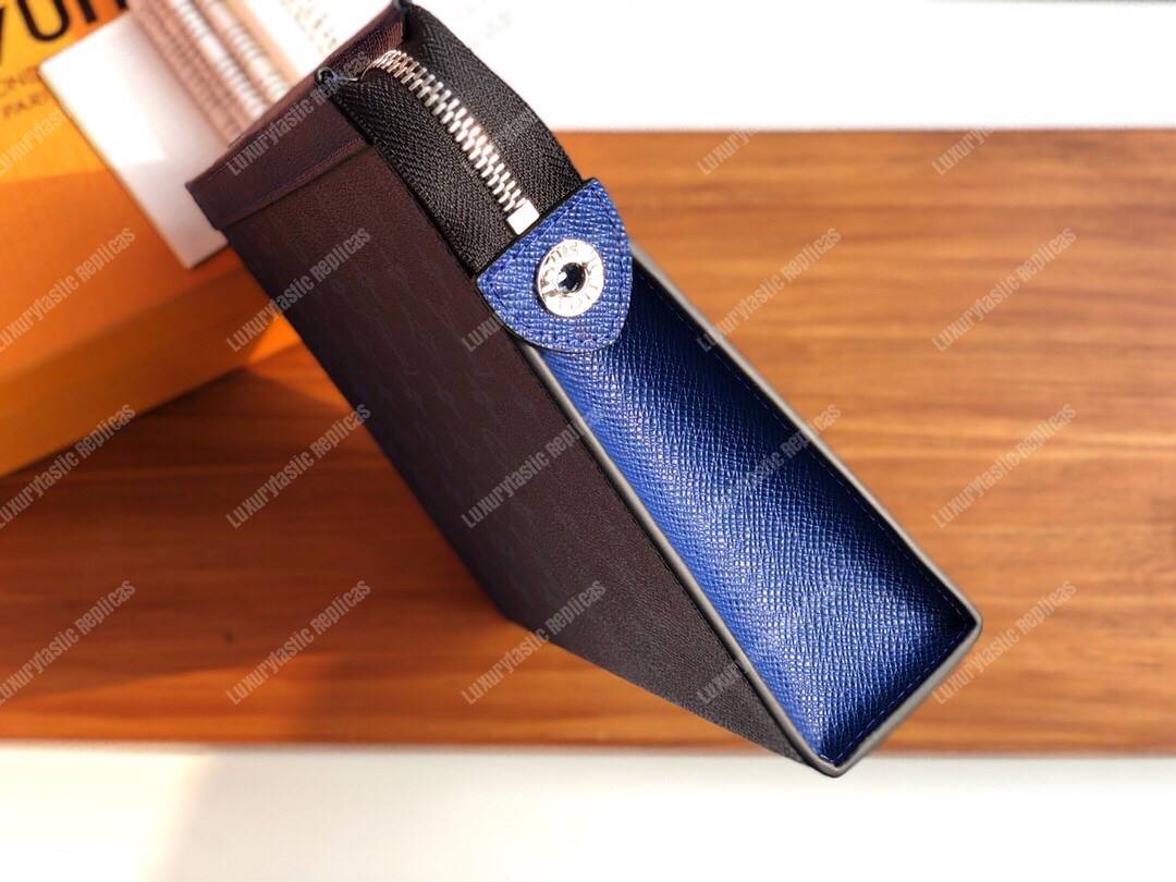 LV Pochette Voyage MM Monogram Blue
