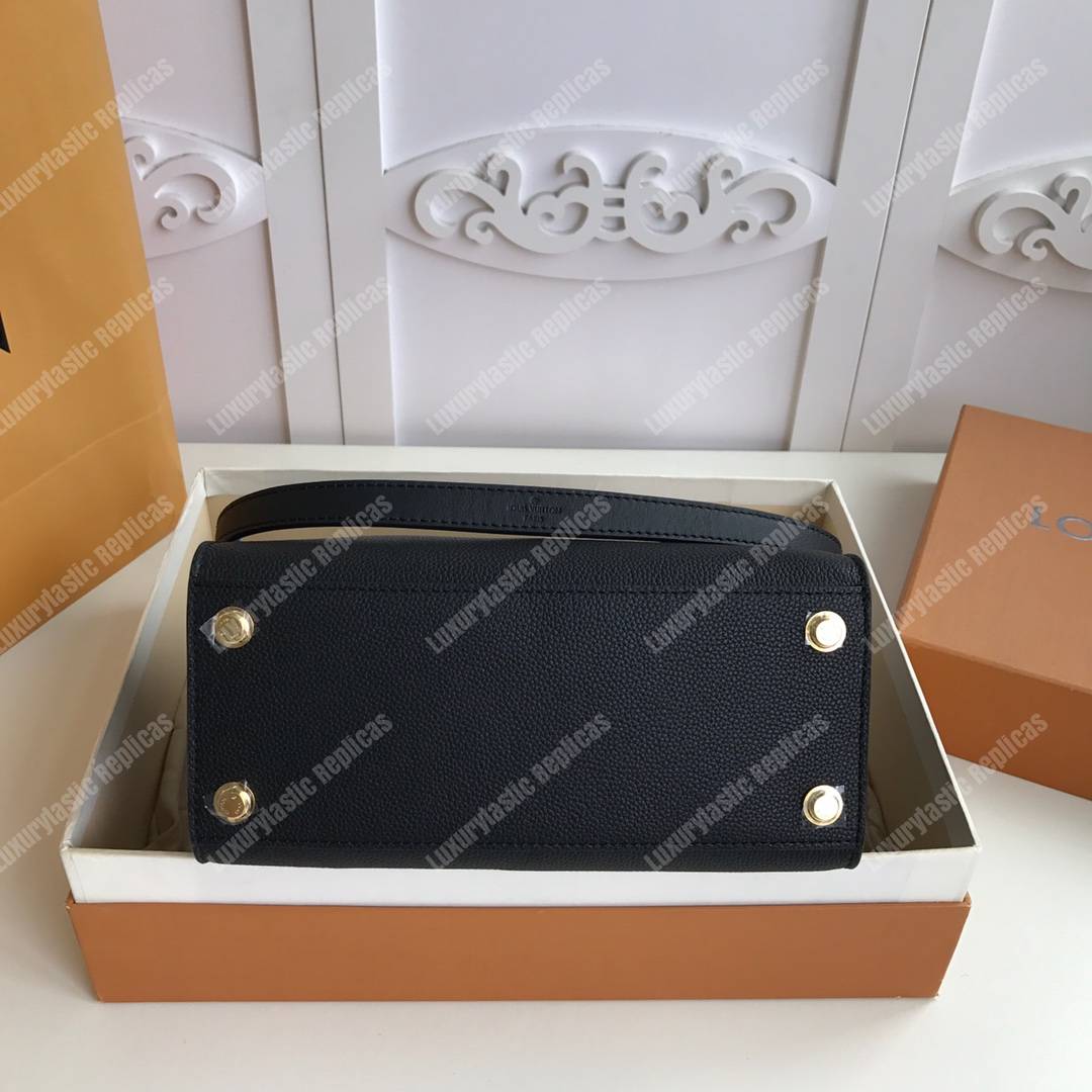 LV City Steamer PM Python Roccia Black