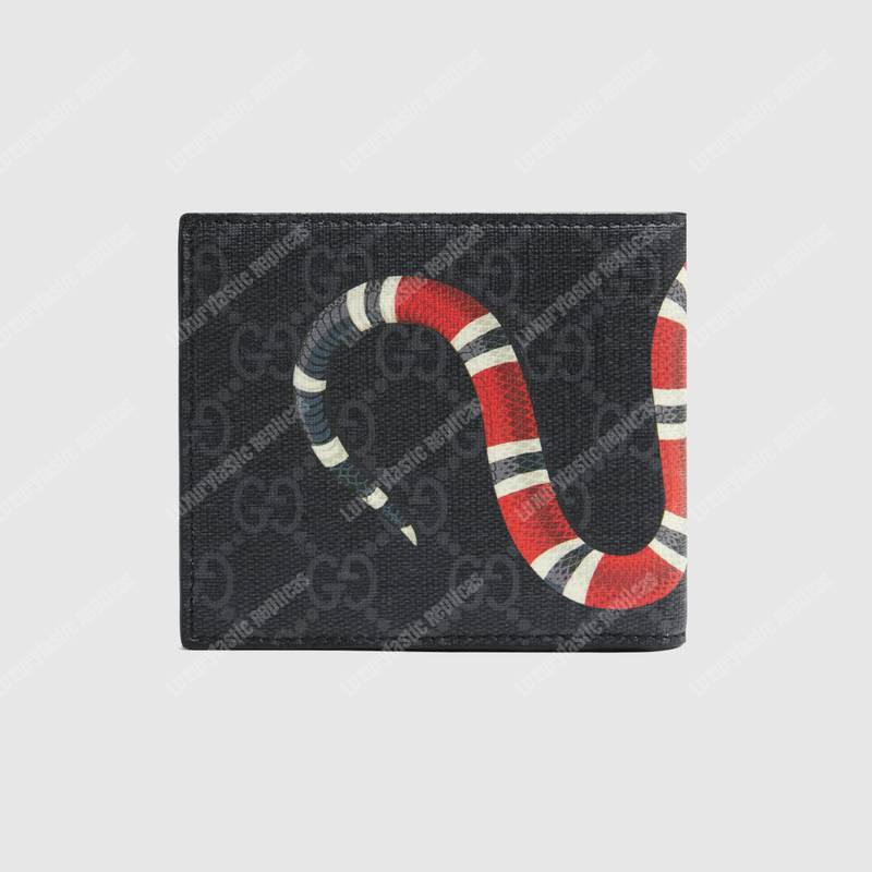 G*u*i kingsnake gg sup*e wallet black