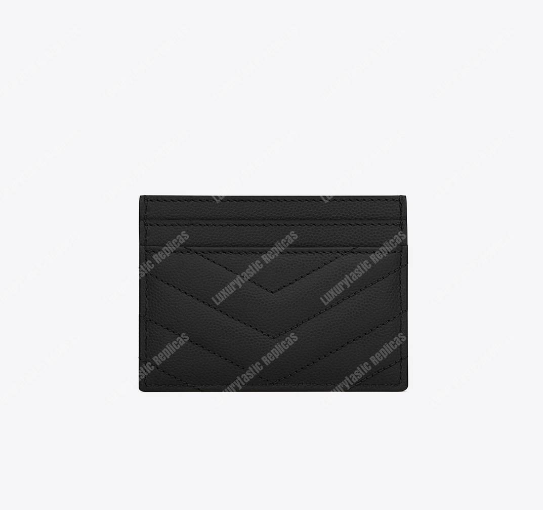 Saint Laurent Monogram Card Case Black