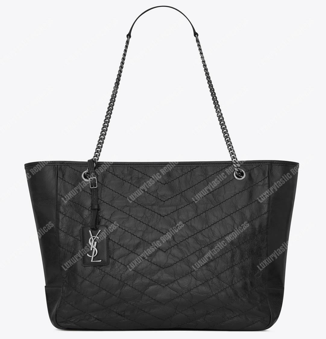 Saint Laurent Large Niki Shopping Bag Black