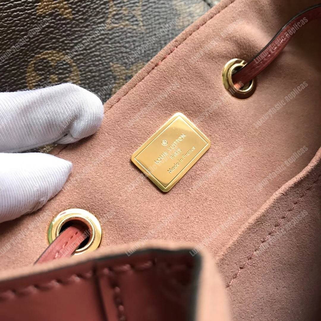 LV Hot Springs Backpack Patent Leather Vieux Rose
