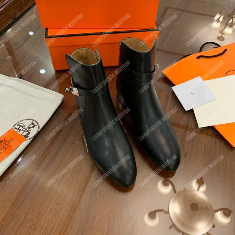 H**mes neo ankle boot black